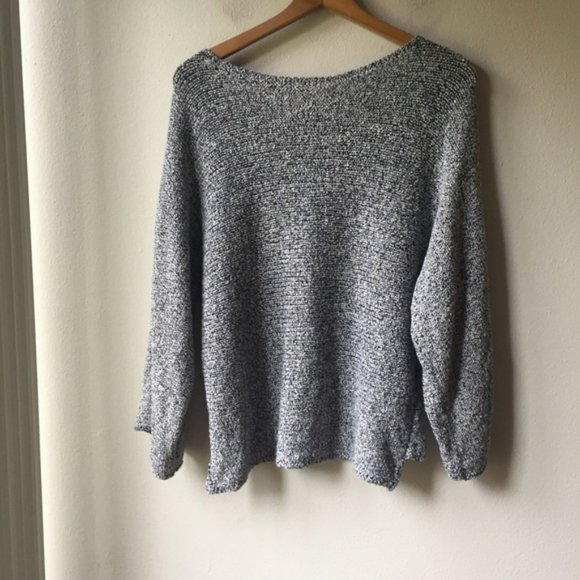 Zara Knit Sweater with Wide Sleeves - Picture 4 of 9